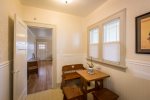 Eating area in kitchen