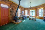 Living Room with  Stove 