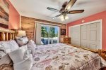 Upstairs -Queen Bedroom 3 - Next to kitchen with direct access to hot tub deck.