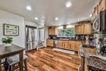 Downstairs Kitchen: updated, clean and like new Fully equipped & stocked....