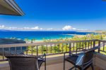 The private lanai offers some of the villas most captivating views, the perfect setting to watch Maui come to life in the quiet magic of morning