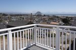 Ocean, mountain and Morro Rock views from the expansive deck