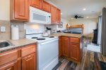 Fully stocked kitchen for preparing great family meals