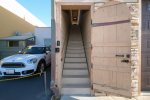 Located on the second floor above the garage, this home is only accessible by stairs