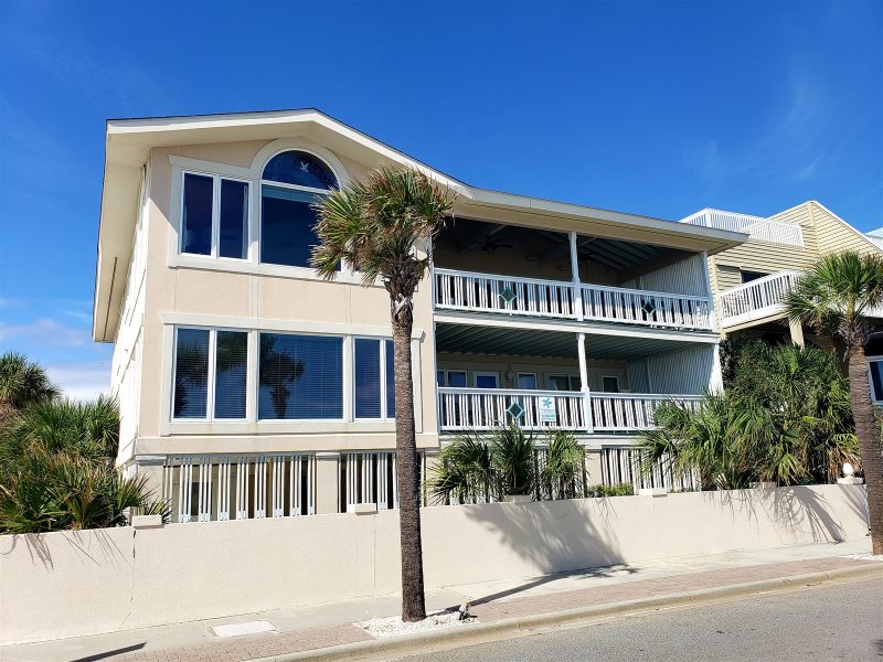 1711 A Strand Avenue Oceanfront Duplex Vacation Rental Tybee Island Ga