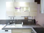 kitchen sink area
