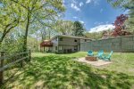 Firepit and yard
