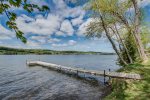 Private seasonal dock and waterfront