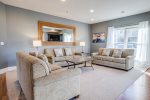 Large open living room