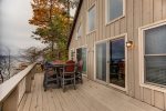 Lovely deck off the main living area of the house
