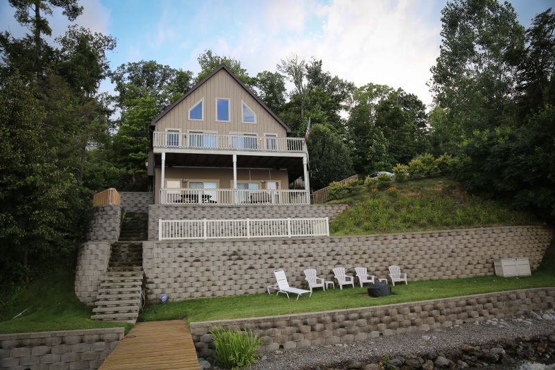 Serenity Place Lakefront Vacation Rental Home Finger Lakes Ny