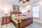 Second King bedroom located on the 2nd floor, with en-suite, street view.