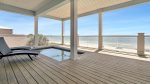 Furnished pool deck