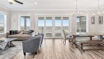 2nd floor living and dining area