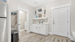 1st floor kitchenette and half bathroom