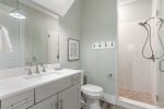First floor bathroom with walk-in shower.