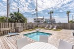 Relax by the pool or grill out and take advantage of the outside dining