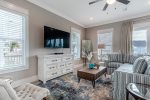 Spacious living room to get together and watch favorite shows
