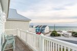 3rd floor furnished balcony with perfect beach views