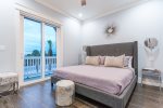 King bedroom with ensuite and balcony. 