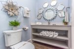 Chic decor throughout the home. 