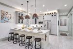 2nd floor kitchen with bar seating for up to 5 guests