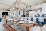 Open concept space with lots of seating.