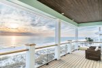 Unbelievable views from the top floor balcony off the master suite. 