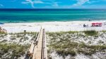 Newly added private beach walkover.