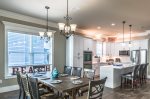 No Rain features a great open floor plan for guests to gather and enjoy. 