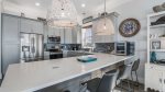 Who doesn`t love an oversized kitchen counter to hover over and eat