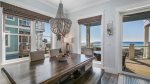 Breakfast with an amazing view, the dining table seats up to 7 guests
