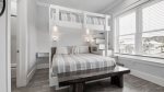 2nd floor queen over king bunks