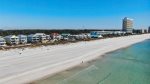 Located directly on the beach with an open view for miles and miles