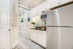 Lower level kitchenette area.  