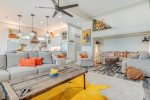 Uniquely designed living area