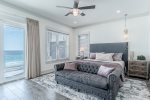 Master bedroom with ocean views