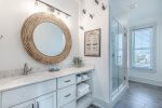 Connecting bathroom