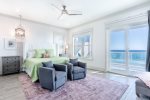 King master suite with beach views