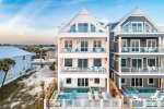 Great White Beachfront home with amazing views - 9 bedroom - 9.5 bath