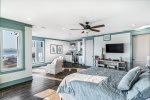 You`ll never want to leave this room King bed sitting area, small kitchenette