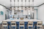 5 additional barstools for gathering around the kitchen table