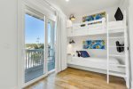 2nd floor streetside twin over twin bunkroom