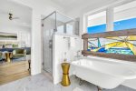 3rd floor beachfront king master private en-suite with large soaking tub