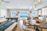 1st floor kitchen, living, recreation area