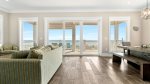 Perfect beach views from the main living area