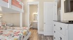 2nd floor queen over king bunk room