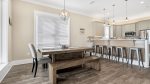 Dining and kitchen area