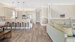 Main living, kitchen and dining area