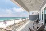 Perfectly Shaded Balcony for Wave Watching